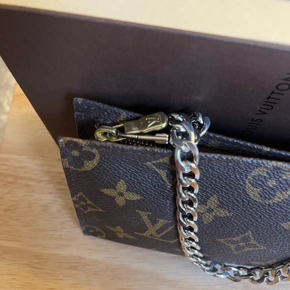 Louis Vuitton Monogram Bucket Pouch With Box And Unbranded chain - Picture 10 of 16